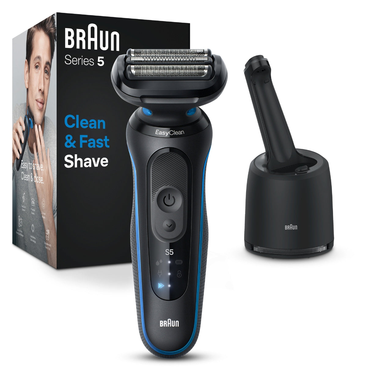 Afeitadora Masculina Braun 52-B7000 Serie 5 + Cc Pack