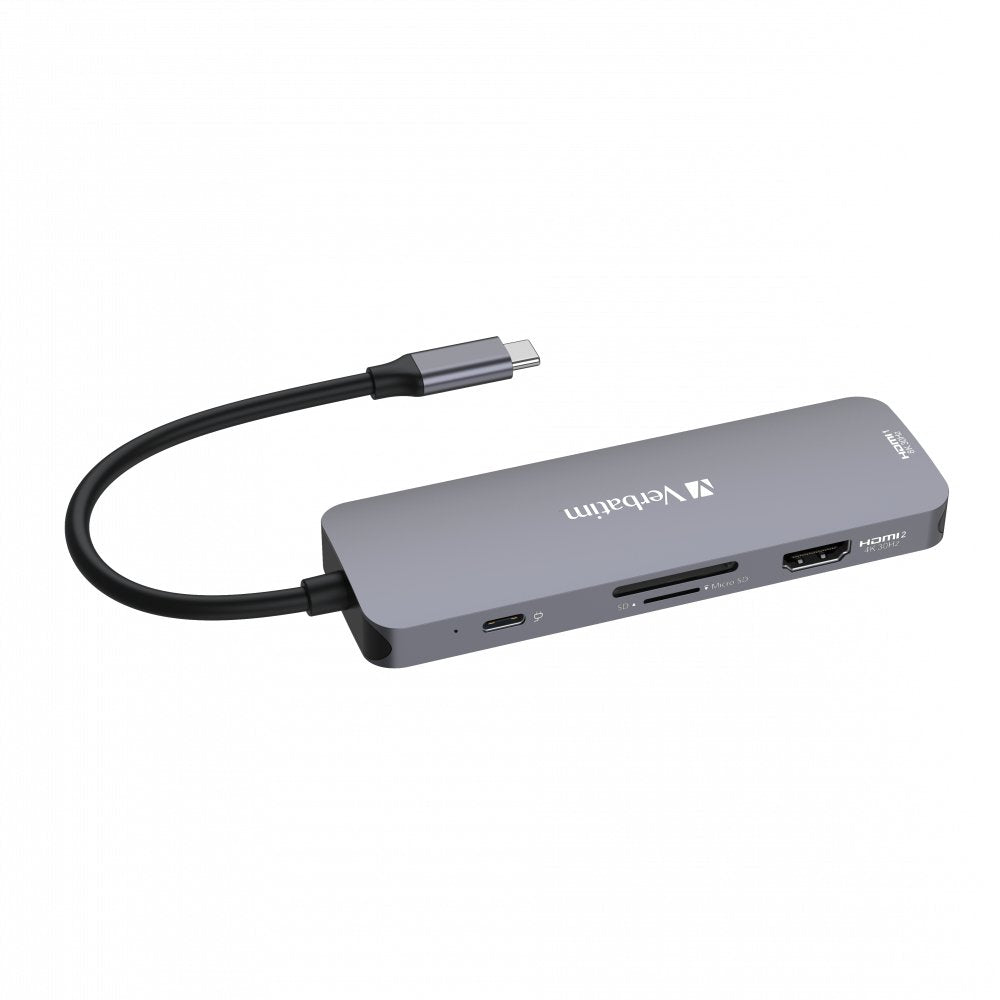 EAN 0023942321514 - Verbatim CMH-08 USB Tipo C 5000 Mbit/s Plata imagen 4