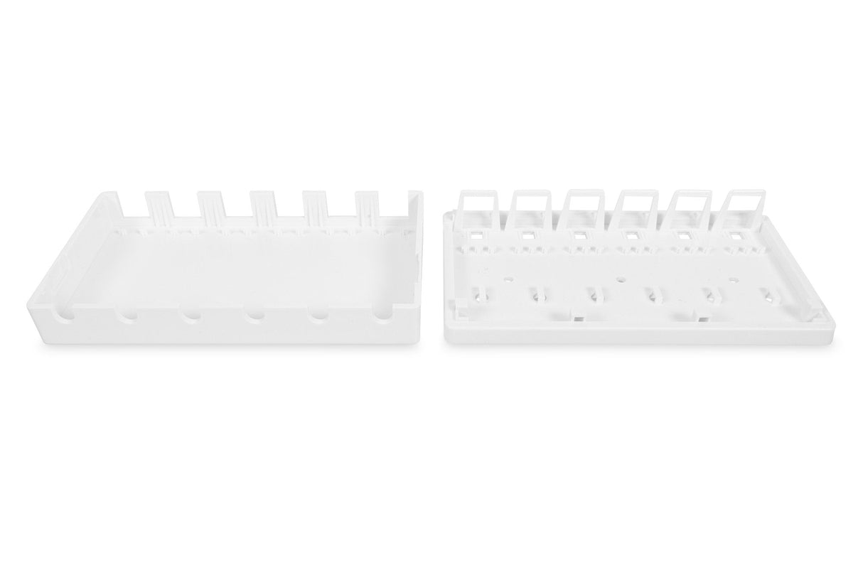 Caja Digitus Para Keymone Jacks 6 Puertos, Blanca, Caja De Superficie