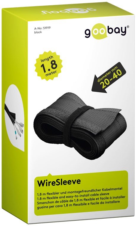 EAN 4040849519192 - Goobay 51919 pasacables Negro imagen 3