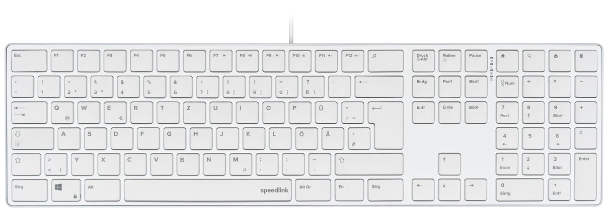 EAN 4027301255379 - SPEEDLINK SL-640010 teclado Oficina USB Alemán Blanco imagen 1