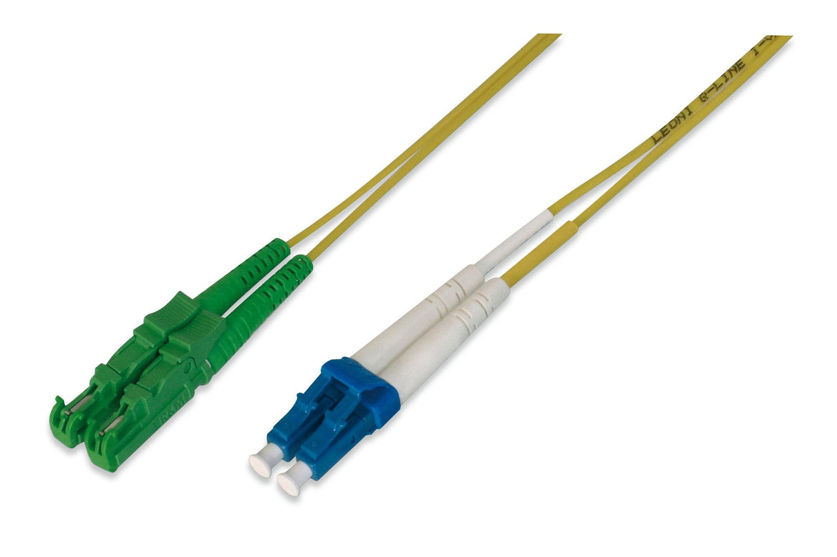 Assmann Electronic E2000 / Lc 10m Cable De Fibra Optica Os1 E-2000 (Apc) Lc/Pc Amarillo