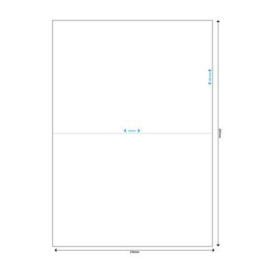 EAN 4260459612698 - MediaRange MRINK141 etiqueta autoadhesiva Permanente Blanco 100 pieza(s) imagen 3