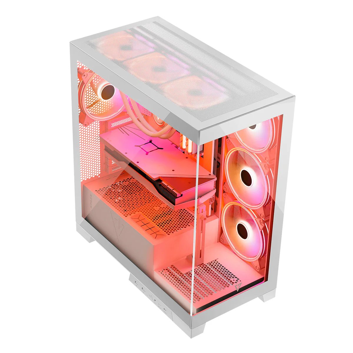 EAN 5903560981305 - Modecom Volcano SPACE APEX ARGB MIDI Midi Tower Blanco imagen 10