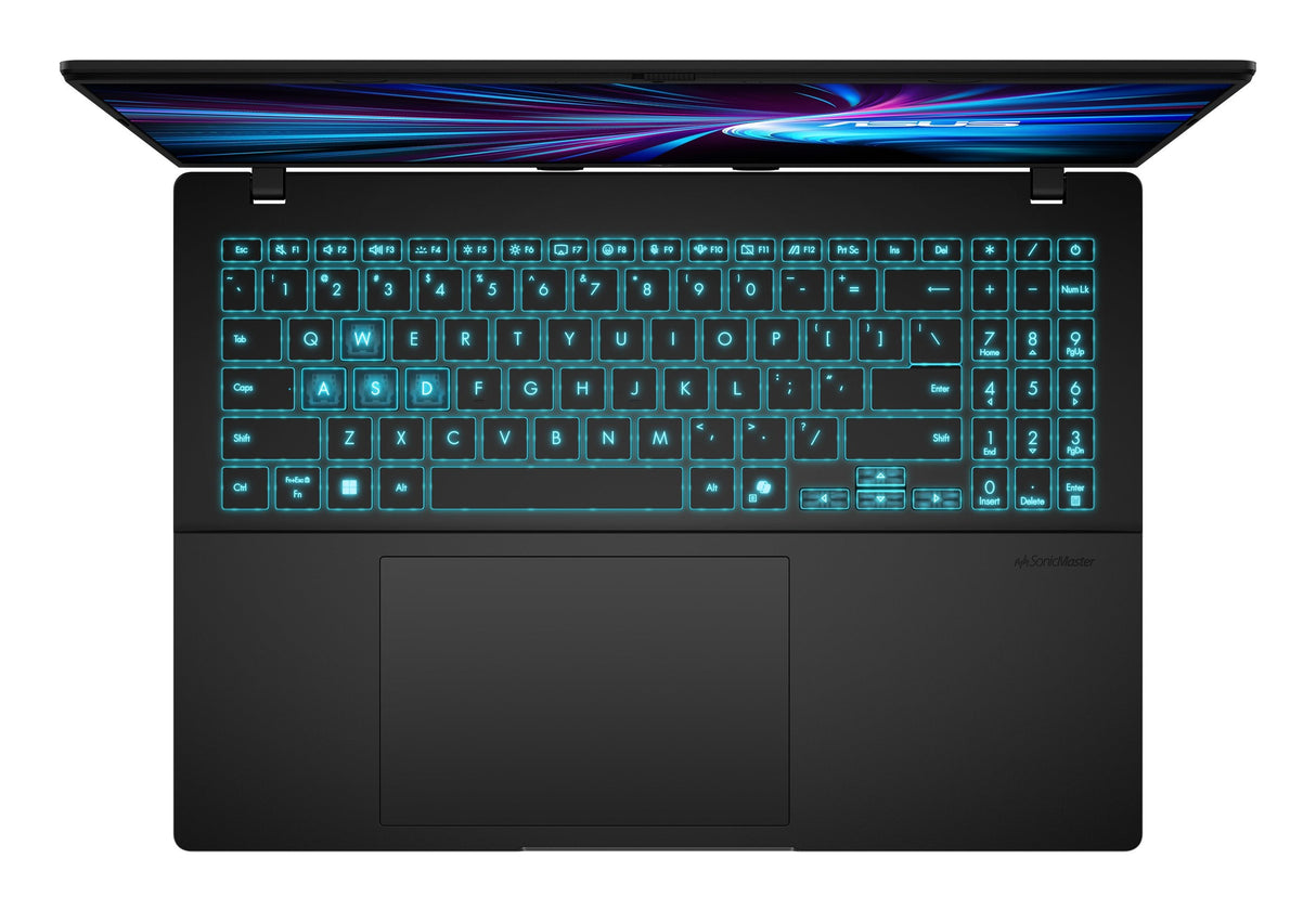 Asus V16 V3607vm-Rp008w Intel Core 5 210h Ordenador Portátil 40,6 Cm (16) Wuxga 16 Go Ddr5-Sdram 1 To Ssd Nvidia Geforce Rtx 5060 Wi-Fi 6 (802.11ax) Windows 11 Home Negro