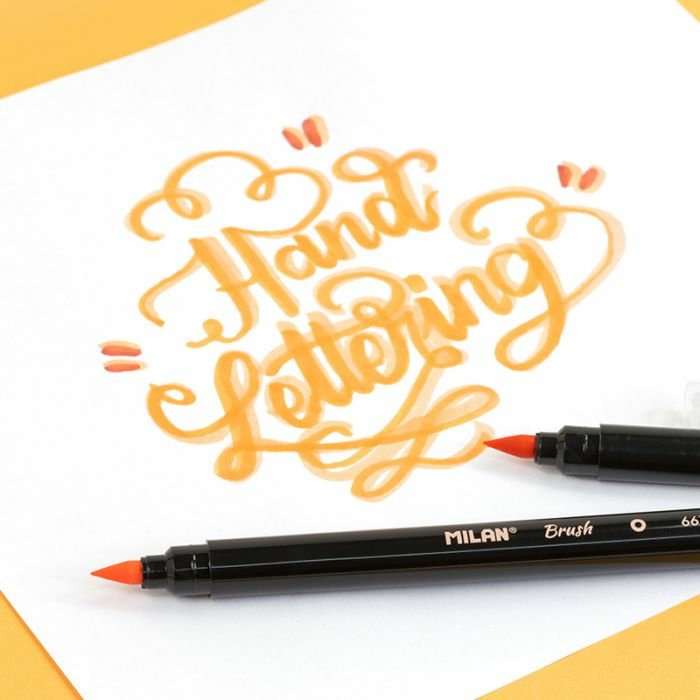 Milan Rotuladores Punta Pincel Estuche De 24 C/Surtidos