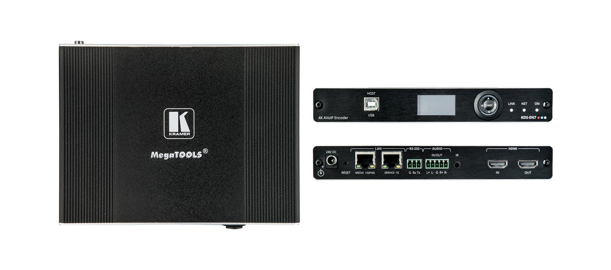 EAN 7291063096465 - Kramer Electronics KDS-EN7 Transmisor de señales AV Negro imagen 2