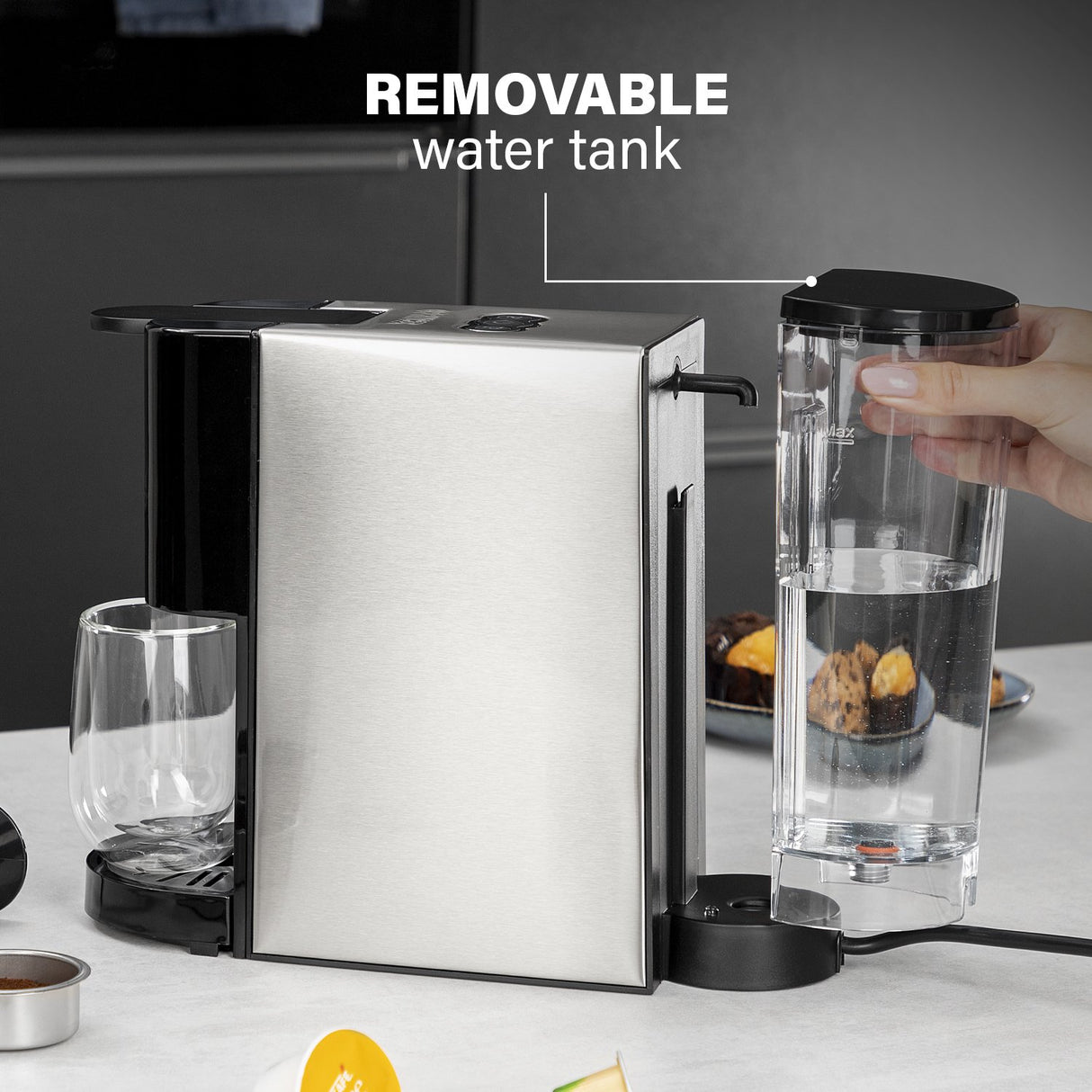 EAN 8713016109262 - Princess 249450 Manual Cafetera de cápsulas 0,8 L imagen 22