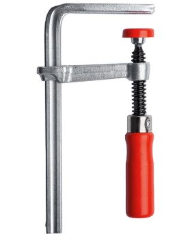 Bessey Abrazadera De Mesa Totalmente De Acero Gtr12 Plateado/Rojo, 120/60, Para Carriles Guía Gtr12