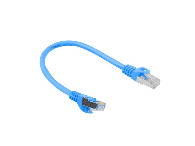 Lanberg Patchcord Rj45 Cat.6 Ftp 0.25m Niebieski