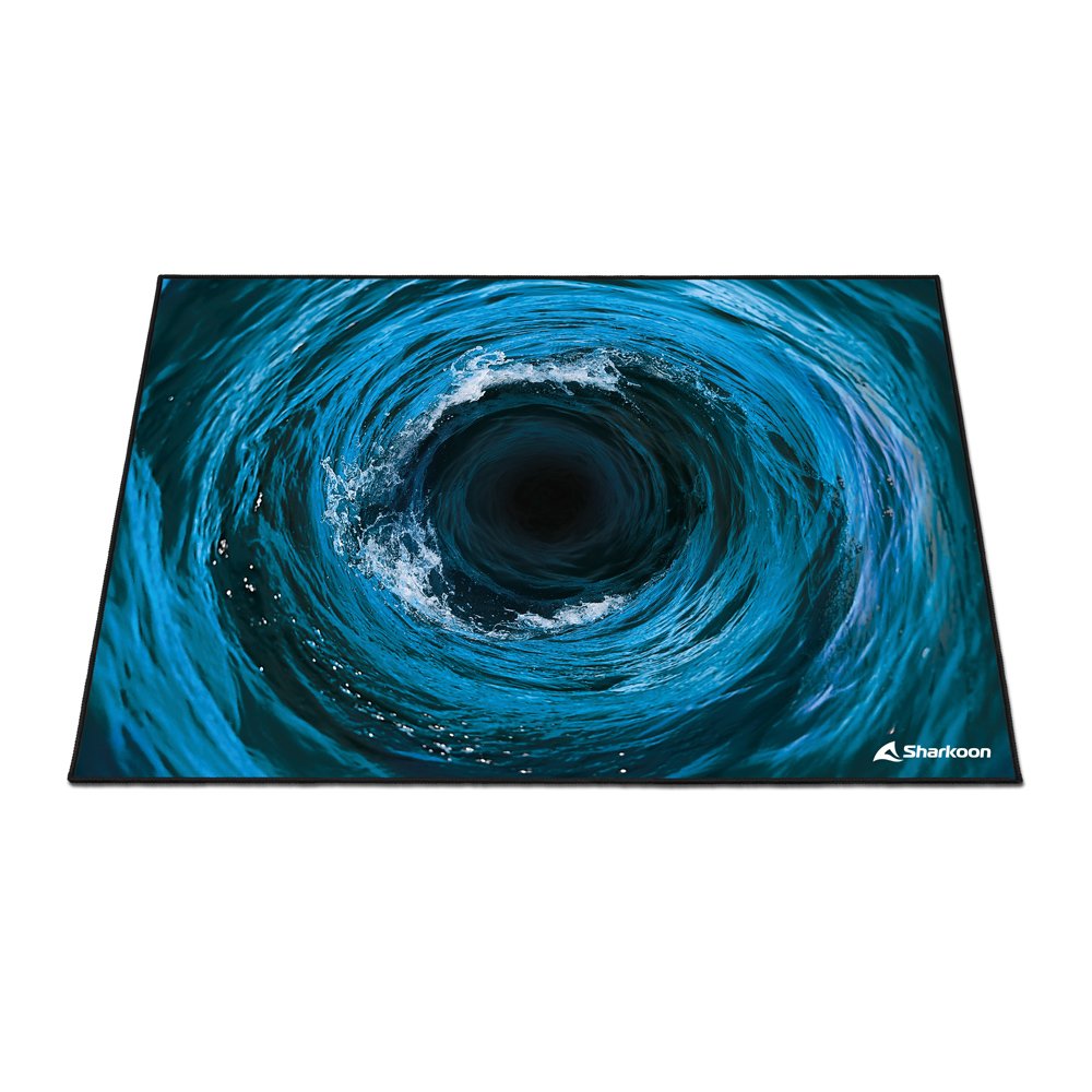 Sharkoon Skiller Sfm12 Undertow, Alfombra Protectora Azul