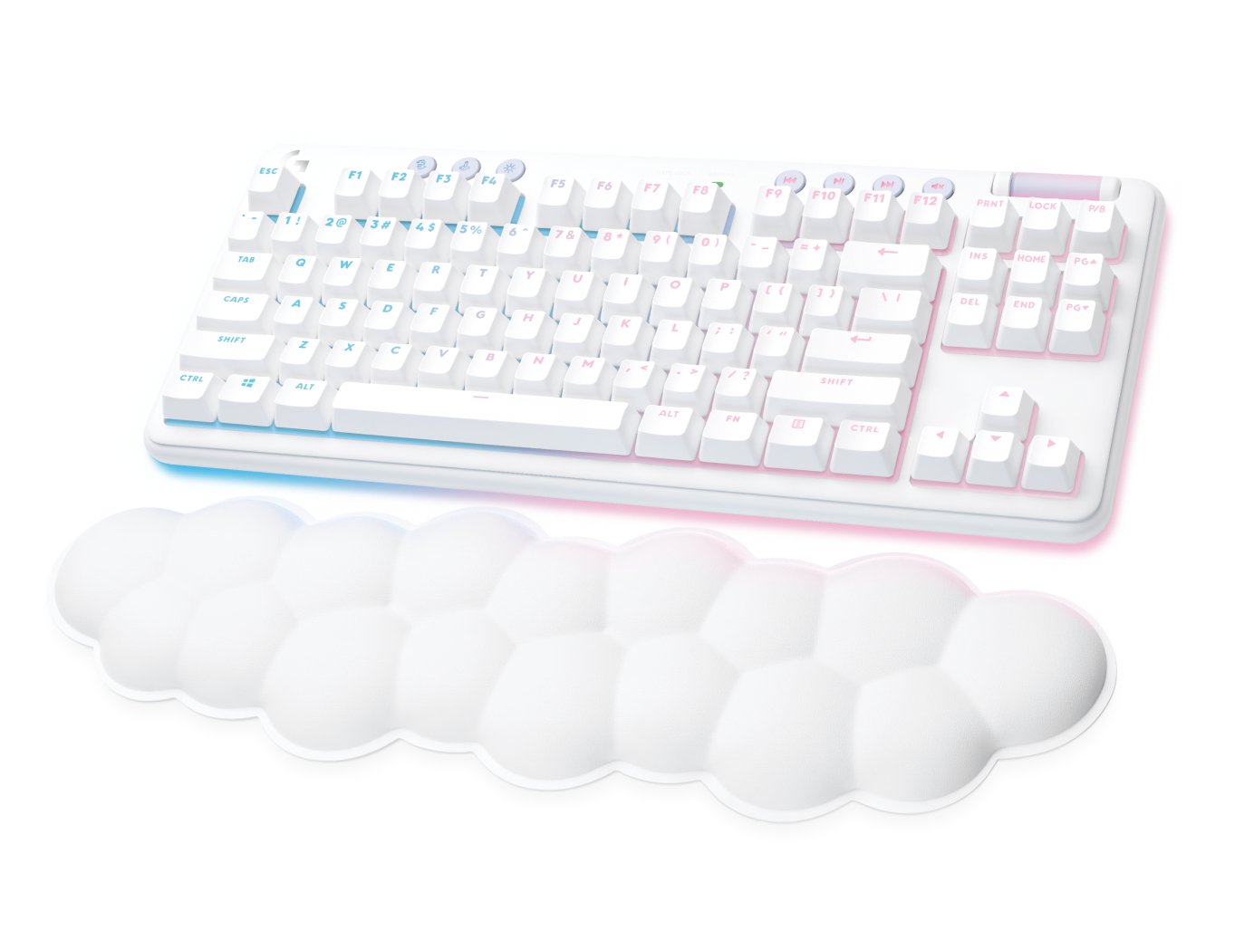 EAN 5099206100886 - Logitech G 920-010685 teclado Juego RF Wireless + Bluetooth QWERTY Español Blanco imagen 1