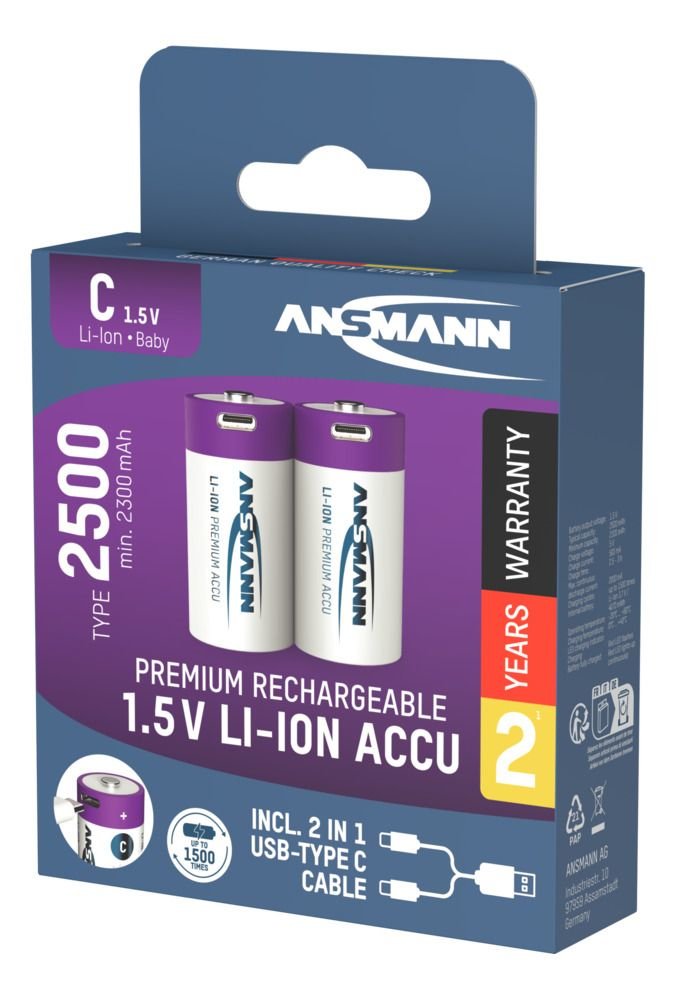 EAN 4013674193981 - Ansmann 1313-0004 pila doméstica Batería recargable C Ión de litio imagen 7