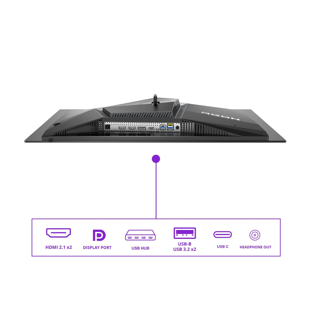 EAN 4038986642620 - AOC G2 AG276UZD pantalla para PC 67,3 cm (26.5") 3840 x 2160 Pixeles 4K Ultra HD OLED Negro imagen 4