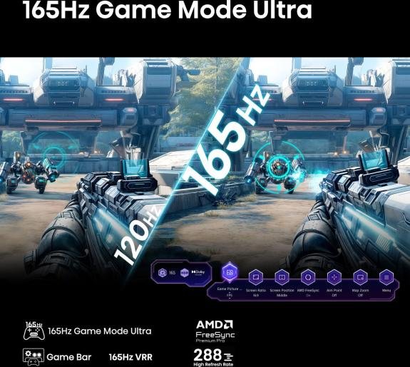 Televisor Hisense 75" 75u7q Pro Smart Tv Mini-Led Uhd 4k Hdr 165hz