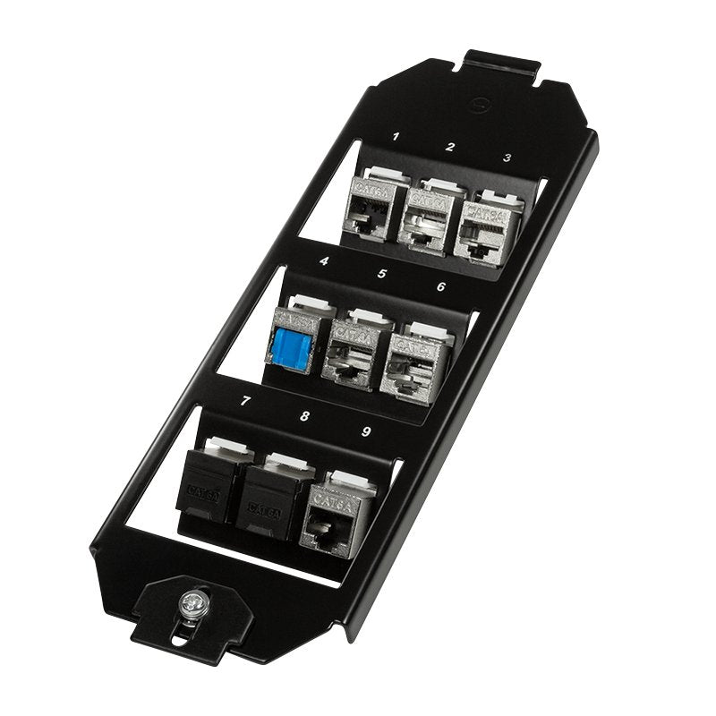 EAN 4052792061482 - LogiLink NK4061 placa de pared y cubierta de interruptor Negro imagen 4