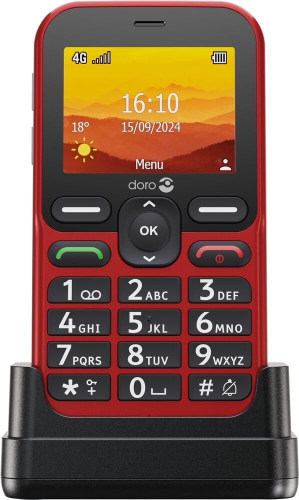 Movil Doro Leva L10 2.4" 4g Rojo