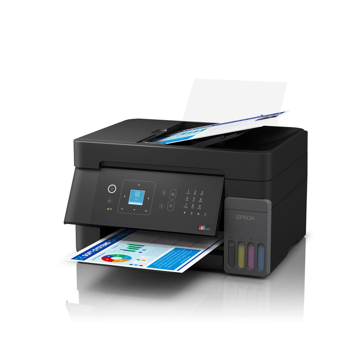 Epson Ecotank Et-4905 Multifunktionsdrucker 4in1 Tintenstrahl Farbe A4 11s M