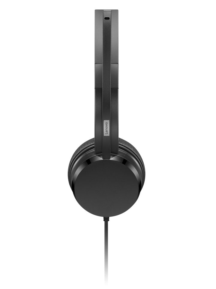 Lenovo Usb-A Wired Stereo On-Ear Headset With Control Box