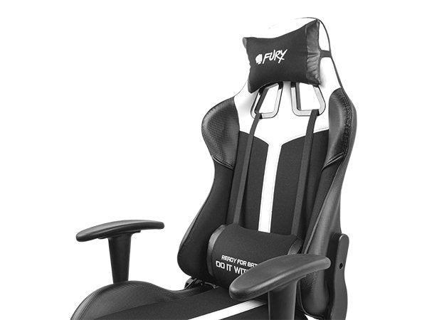 EAN 5901969426823 - FURY AVENGER XL Silla para videojuegos universal Asiento acolchado Negro, Blanco imagen 7
