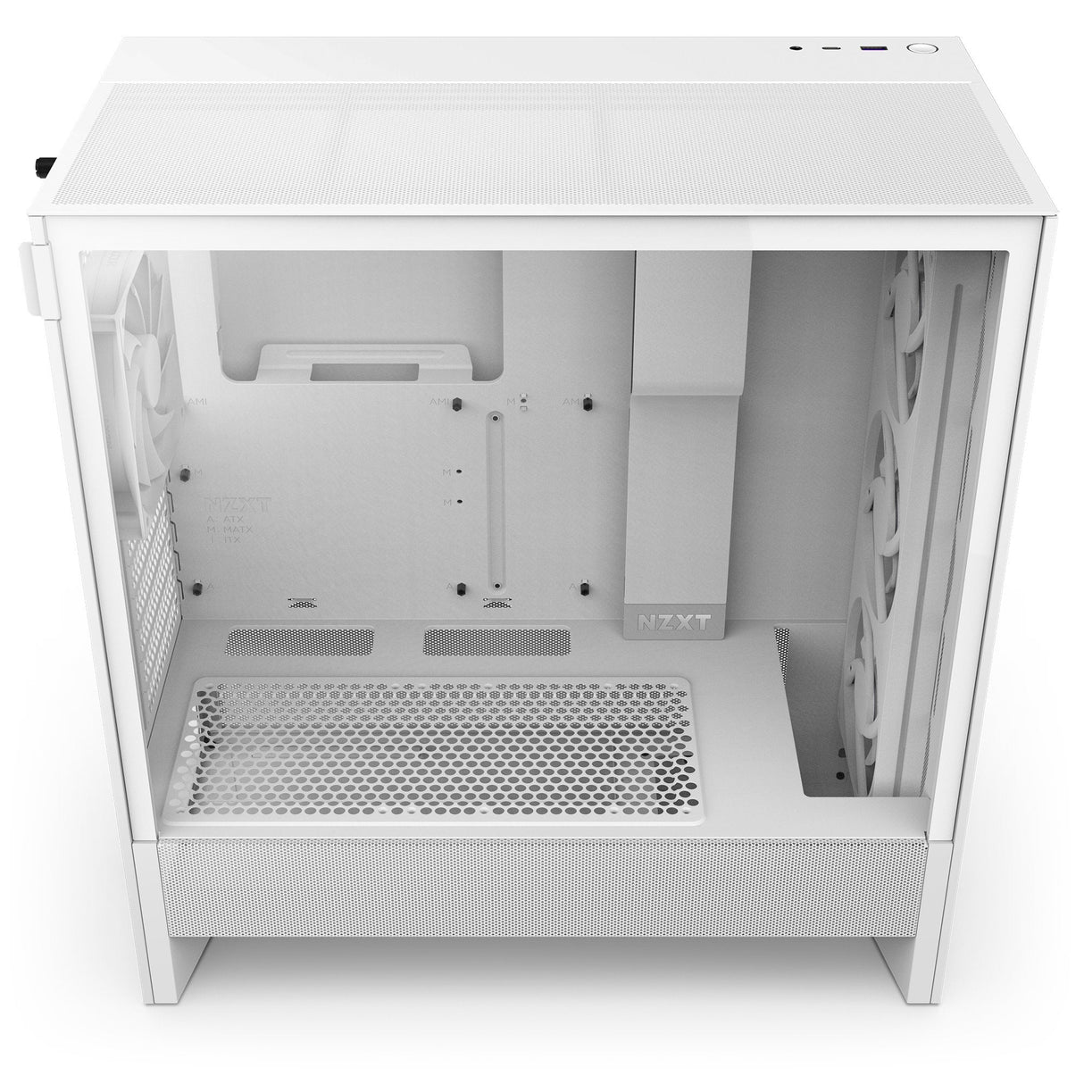 EAN 5056547205861 - NZXT H5 Flow RGB Midi Tower Blanco imagen 8