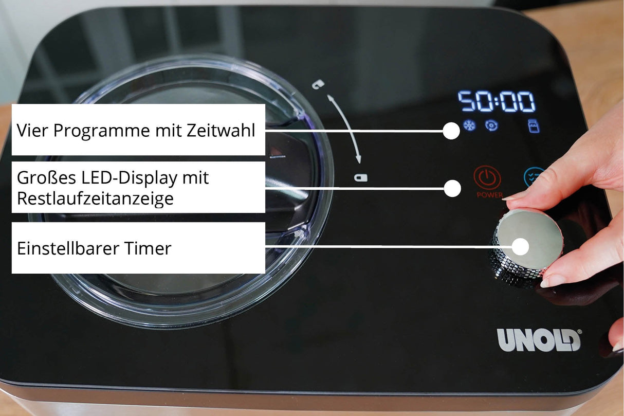 Heladera Unold Eva 48826, Acero Fino/Negro