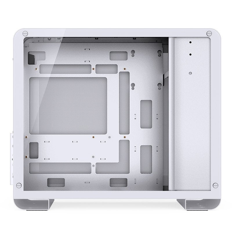 Jonsbo U4 Mini Micro-Atx-Carcasa, Tempered Glass - Blanco