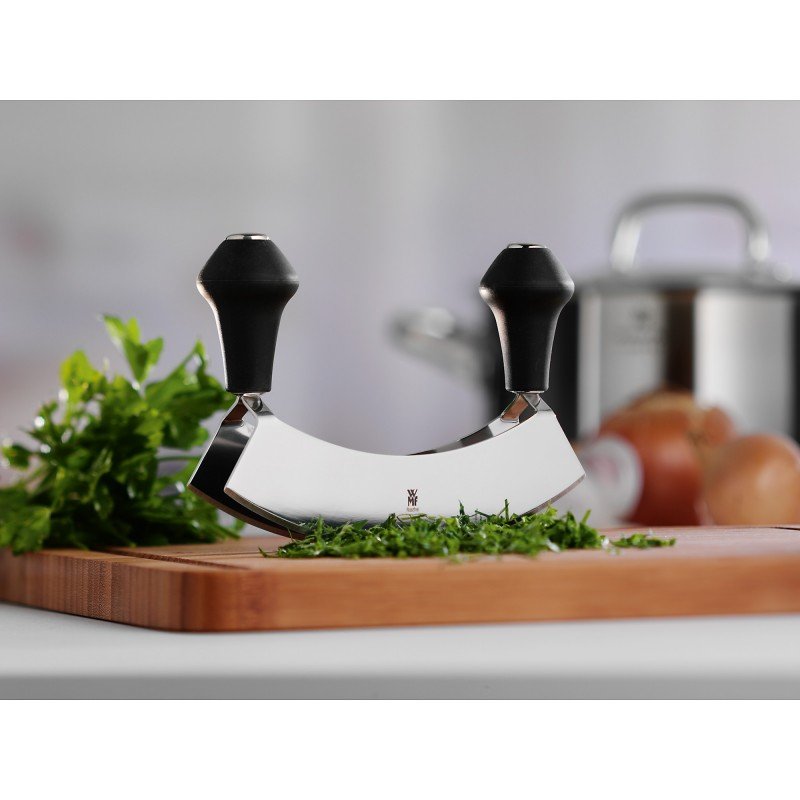 Wmf 1888646030 Kräutermesser Wiegemesser Zweischneidig 17,5 Cm