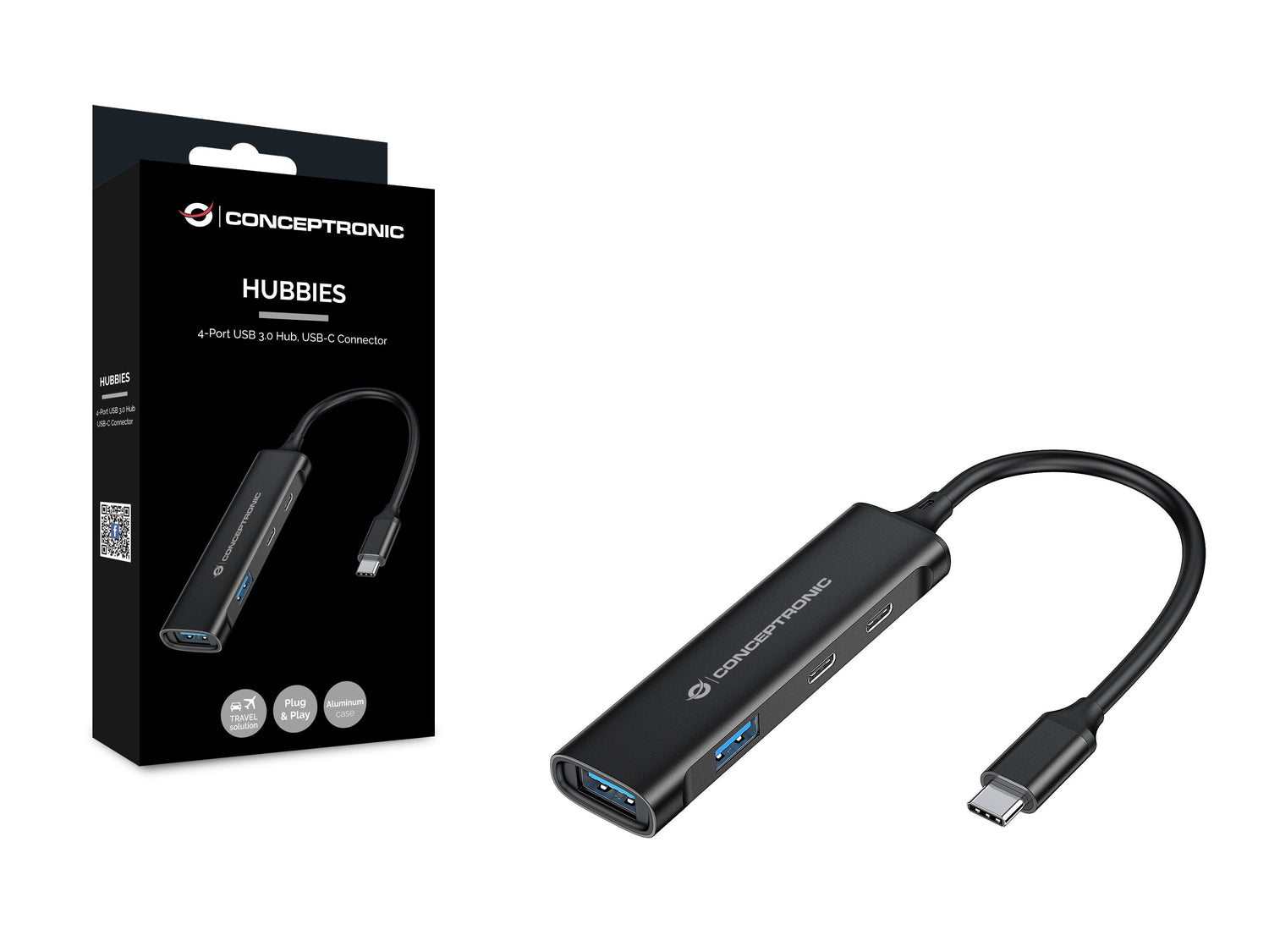 Conceptronic Usb-Hub 4-Port 3.0  ->2xusb-C/A