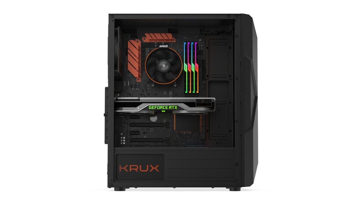 Caja Pc Krux Astral Gaming Atx Negra
