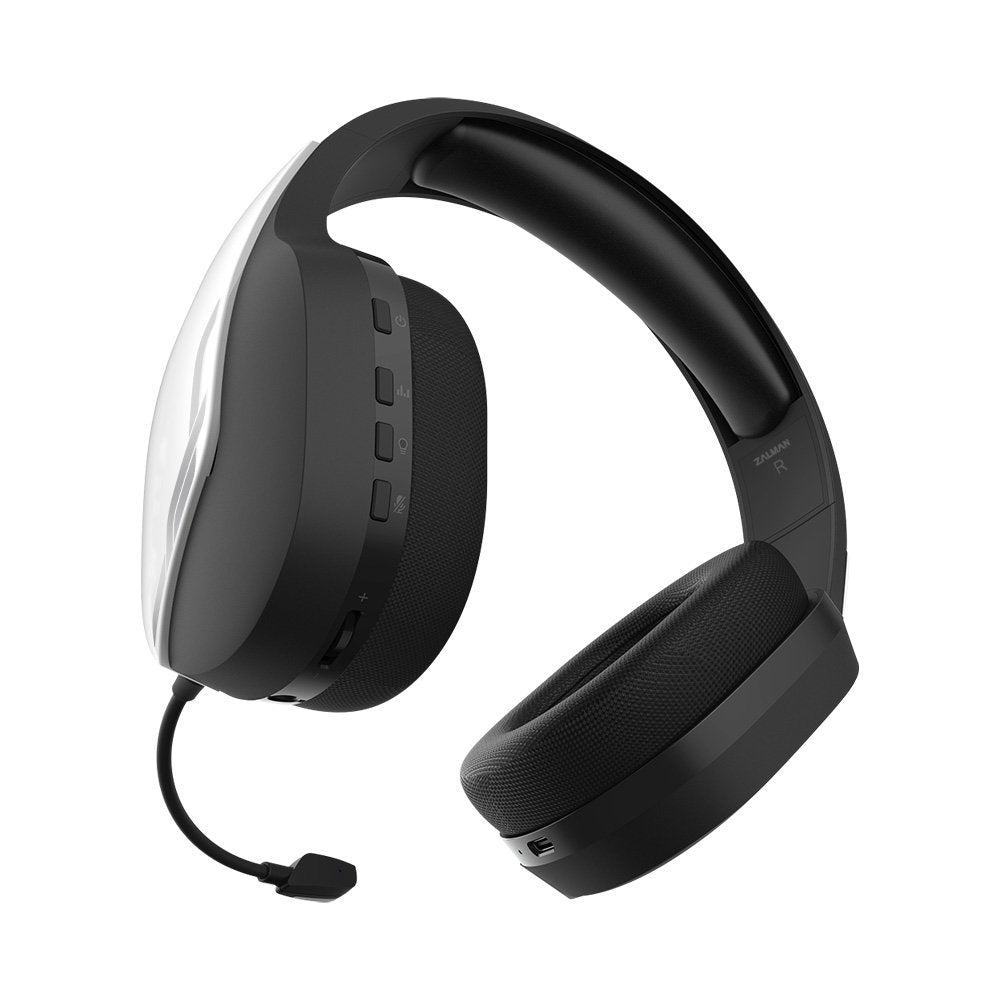 Auriculares Gaming Zalman Zm-Hps700w Bluetooth Blanco