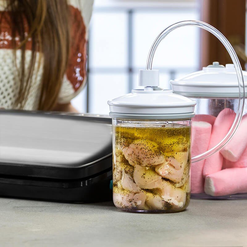 EAN 8435484040709 - Cecotec 04070 sellador al vacío 0,9 mbar Negro, Gris imagen 10