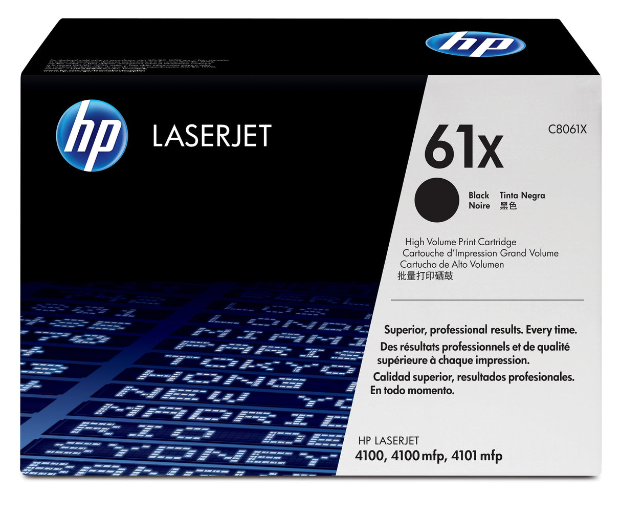 EAN 725184463396 - HP 61X High Yield Black Original LaserJet Toner Cartridge cartucho de tóner 1 pieza(s) Negro imagen 1