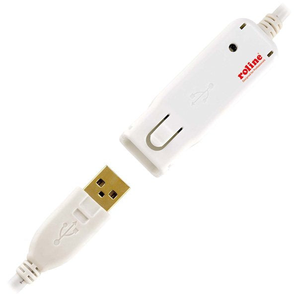 Usb 2.0 Active Repeater Cable For 12.04.1085 12 M White