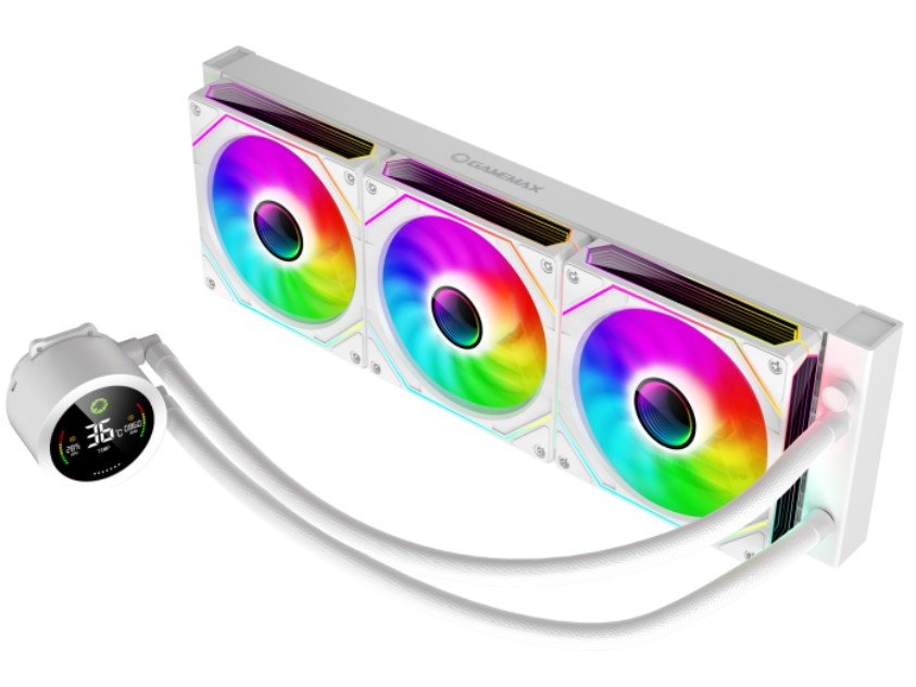 Gamemax Cpu Liquid Cooler Iceburg 360 Digital White