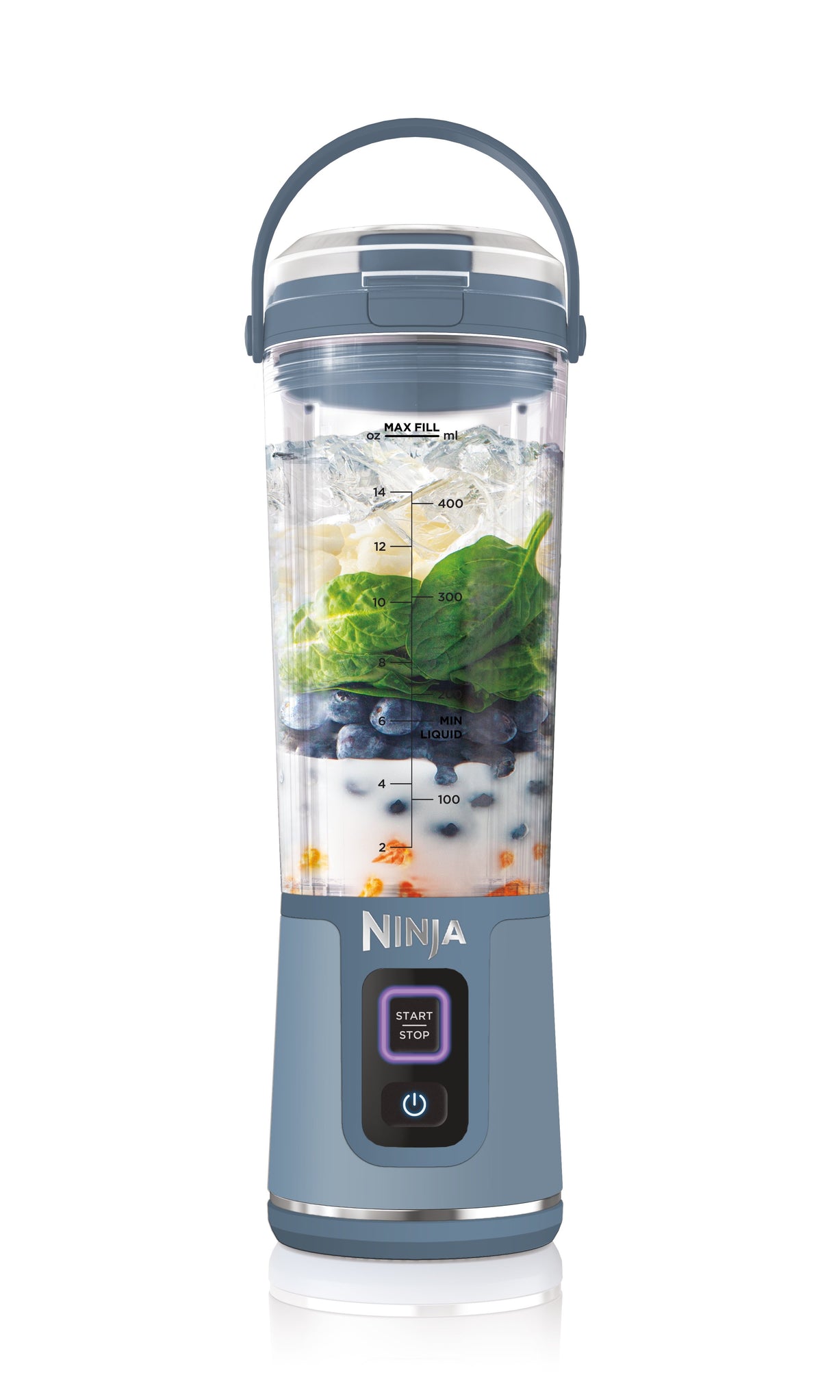 EAN 0622356273145 - Ninja Blast 0,53 L Licuadora de vaso 14,4 W Azul imagen 2