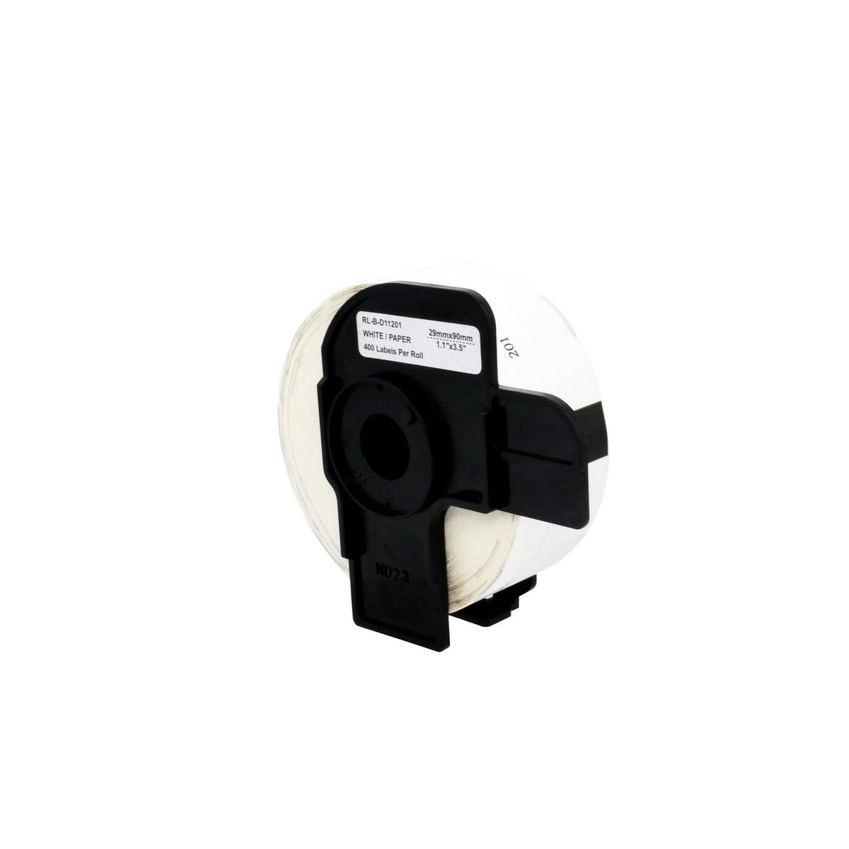 Label 29mm X 90m Removable Black On White Paper