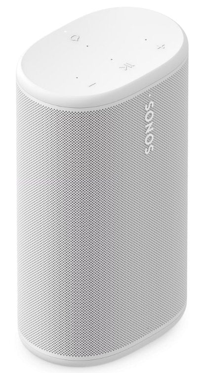 Altavoz Bluetooth Sonos Play Wifi 6 24h Autonomía Ip67 Control Por Voz Sonido Estéreo Trueplay Automático Blanco