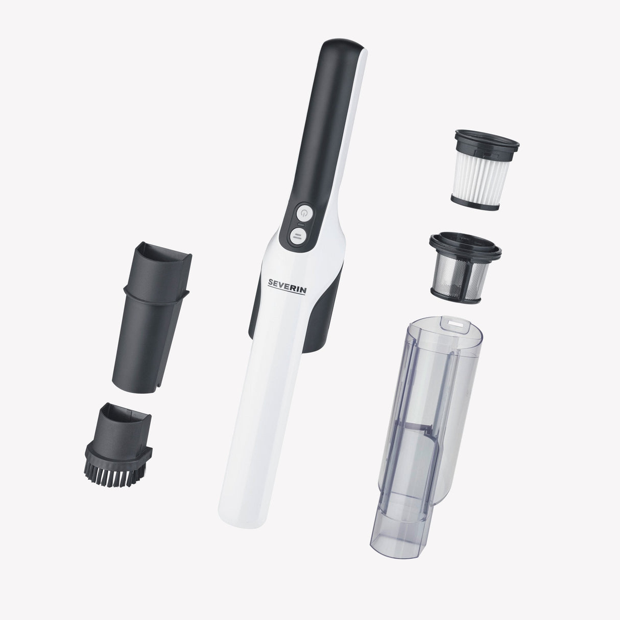EAN 4008146043086 - Severin HV 7140 aspiradora de mano Negro, Blanco Sin bolsa imagen 2