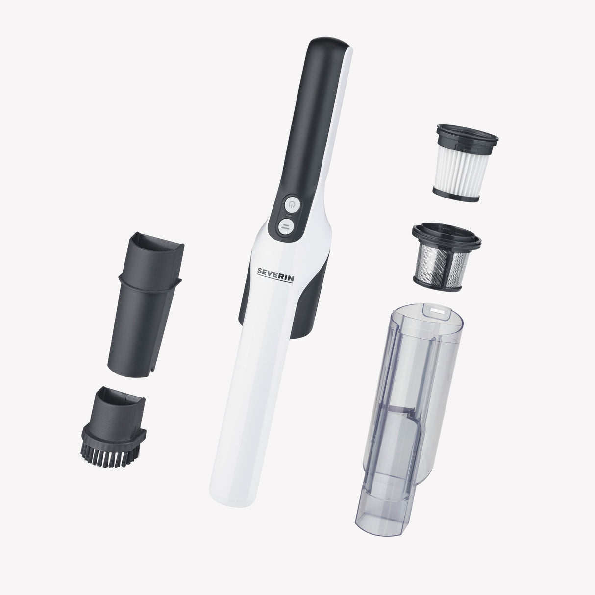 EAN 4008146043086 - Severin HV 7140 aspiradora de mano Negro, Blanco Sin bolsa imagen 2