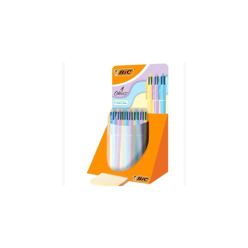 Bic Bolígrafo 4 Colores Pastel Expositor 30 C/Surtidos