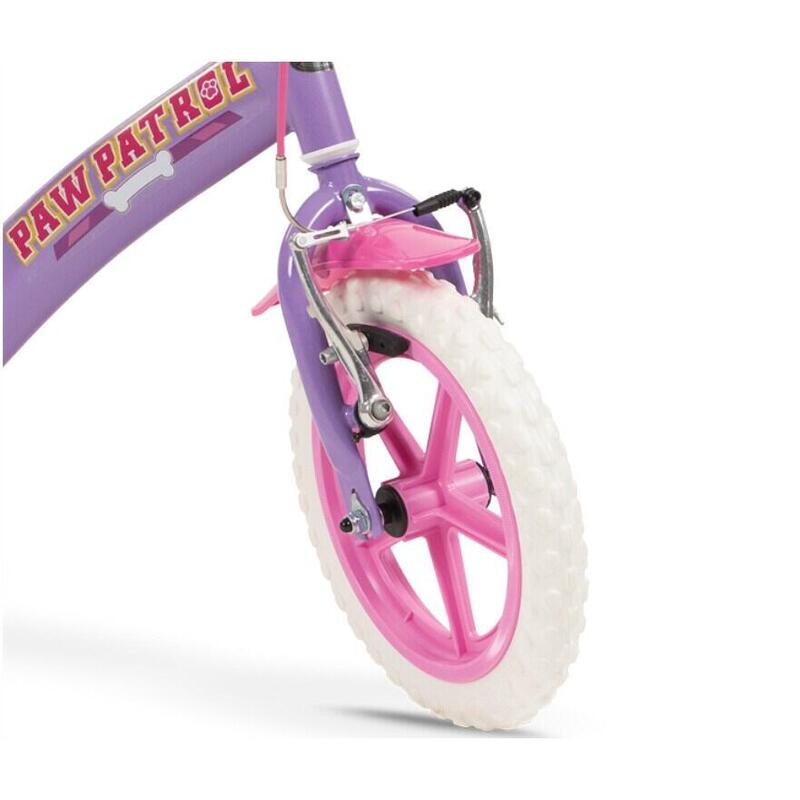 Bicicleta Infantil 12" Paw Patrol Morado 1180 Niña Toimsa