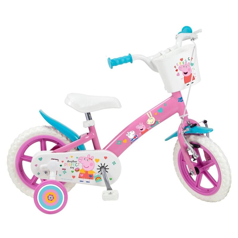 Bicicleta Infantil 12" Peppa Pig Rosa 1195 Rosa Toimsa