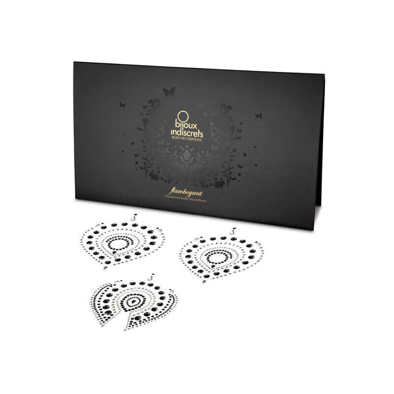 Bijoux - Indiscrets Flamboyant Negro & Plata