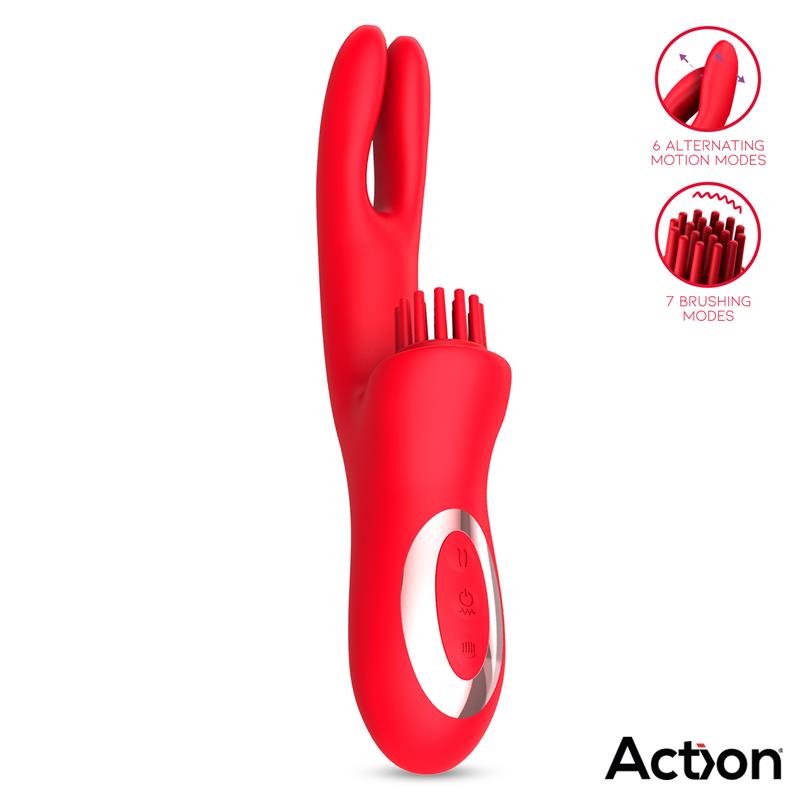 Bilma Vibrador Con Movimientos Alternantes Y Brushing 4 Motores