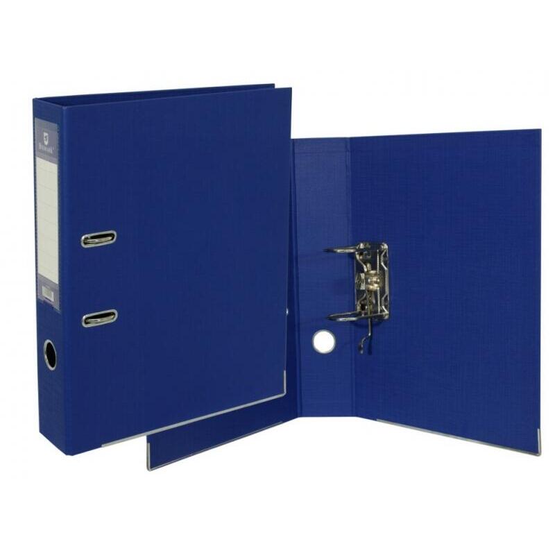 Bismark Archivador A-Z Pvc A4 Lomo 75 - Gran Resistencia - Tarjetero En El Lomo - Cartoneras Metalicas En El Borde