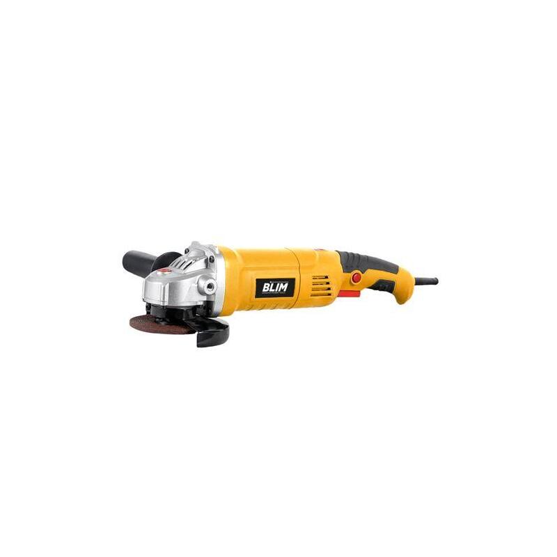 Blim Radial 125mm - Potencia 1200w - Regulacion Electronica - Diseño Ergonomico - Empuñadura Multiposicion - Proteccion Antichispas - Boton De Bloqueo