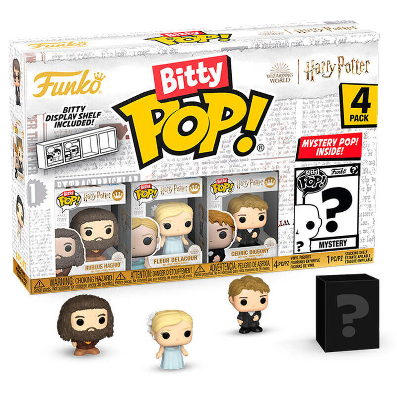 Blister 4 Figuras Bitty Pop Harry Potter Hagrid