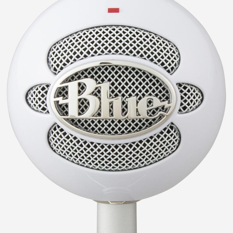 Blue Microphones Snowball Ice Micrófono De Superficie Para Mesa Blanco