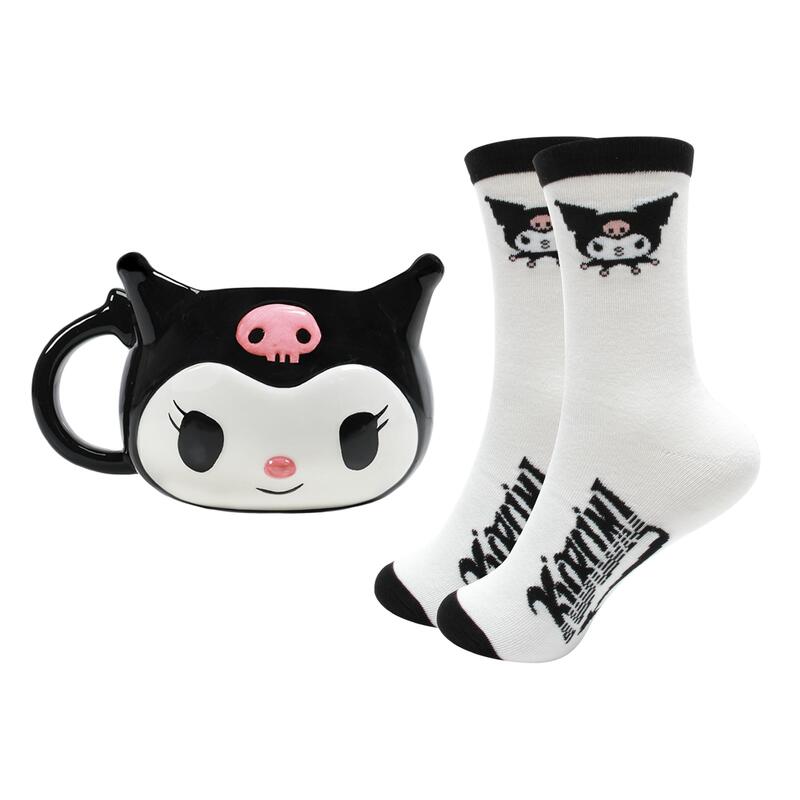 Blueskymudios Sanrio Tasse Con Socken Kuromi 3d